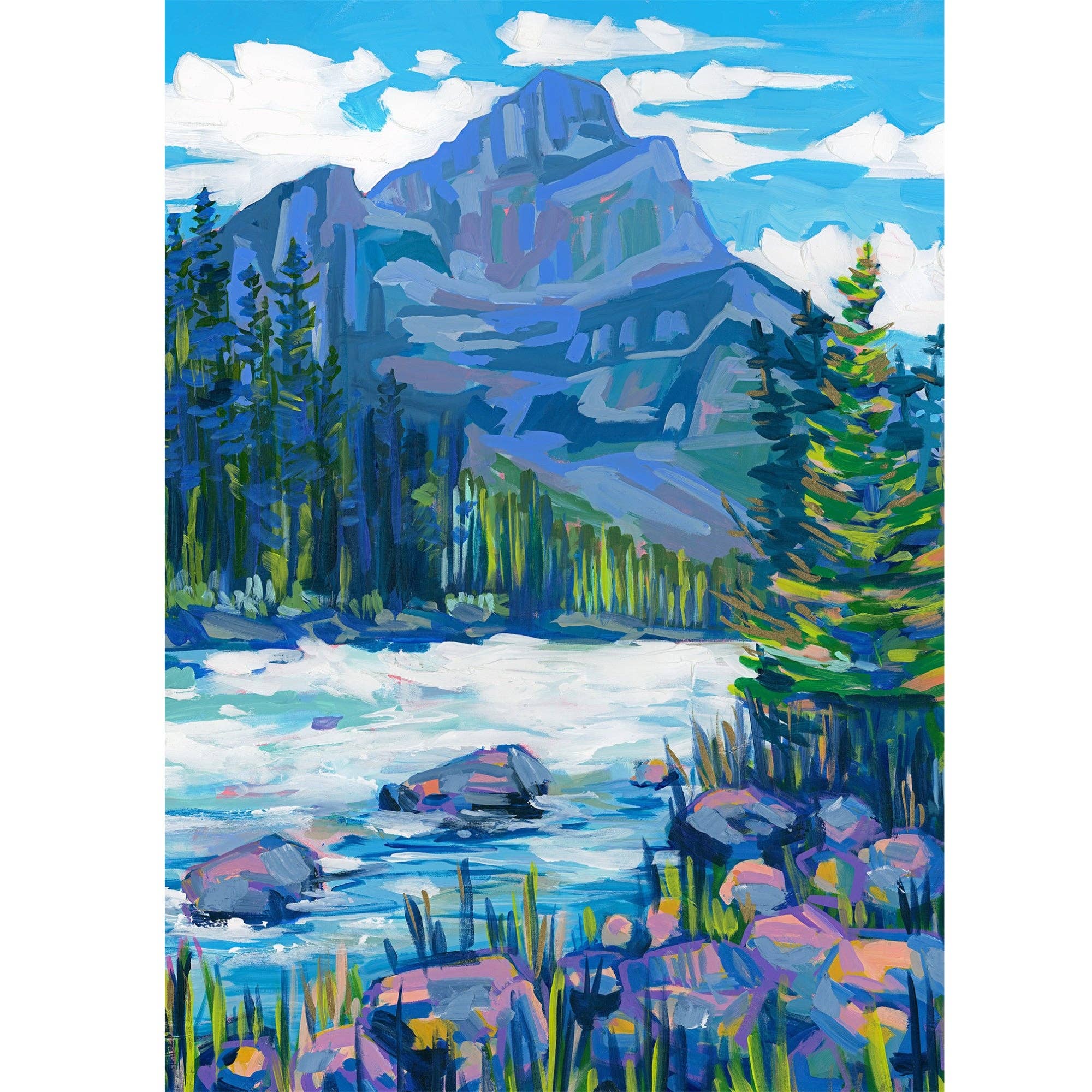 Villager Puzzles - Kicking Horse Mountain | Puzzle de 500 pièces pour adultes | Conçu au Canada par Amy Dixon