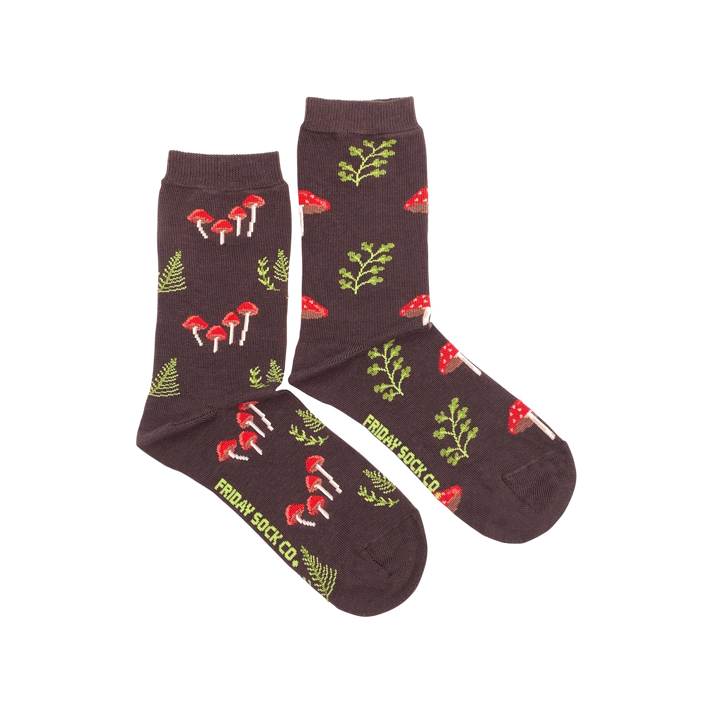 Chaussettes pour femmes - Champignons sauvages