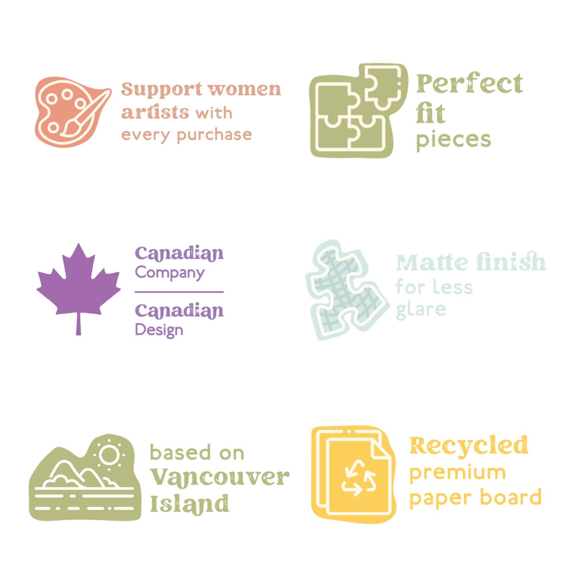 Villager Puzzles - Kicking Horse Mountain | Puzzle de 500 pièces pour adultes | Conçu au Canada par Amy Dixon