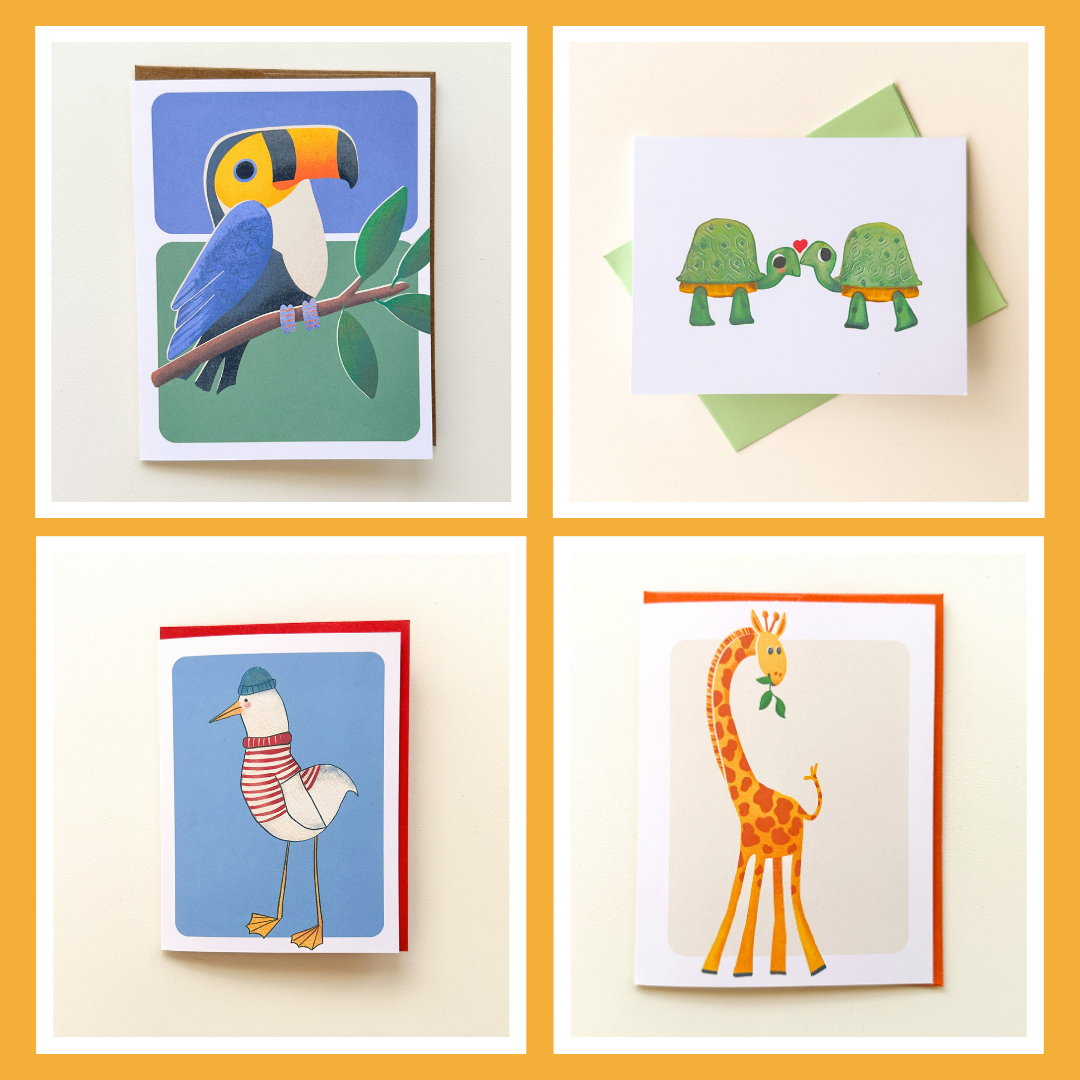 The Animal Greeting Card Kit