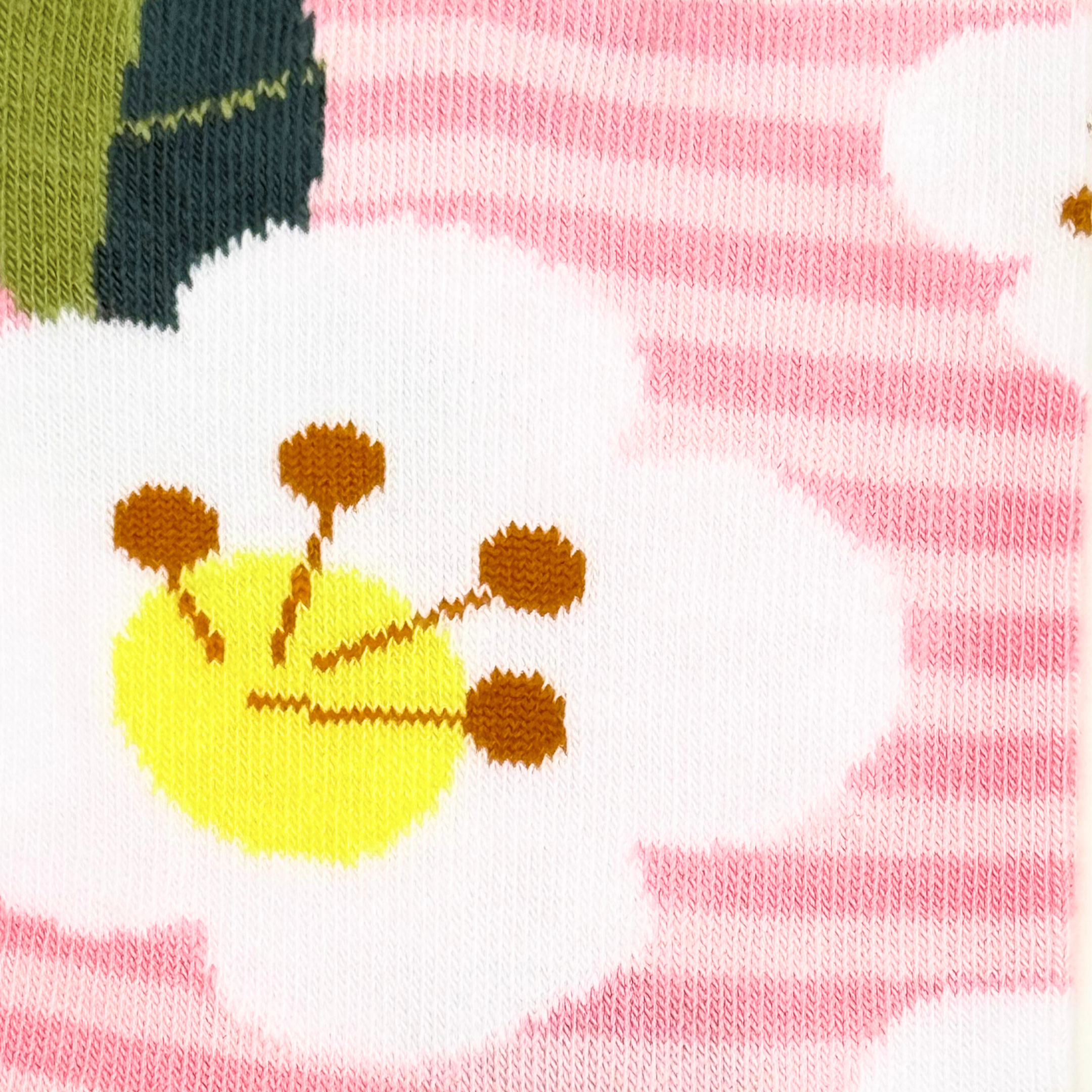 Friday Sock Co. - Chaussettes dépareillées à rayures roses pour femmes - Floral, Cadeau