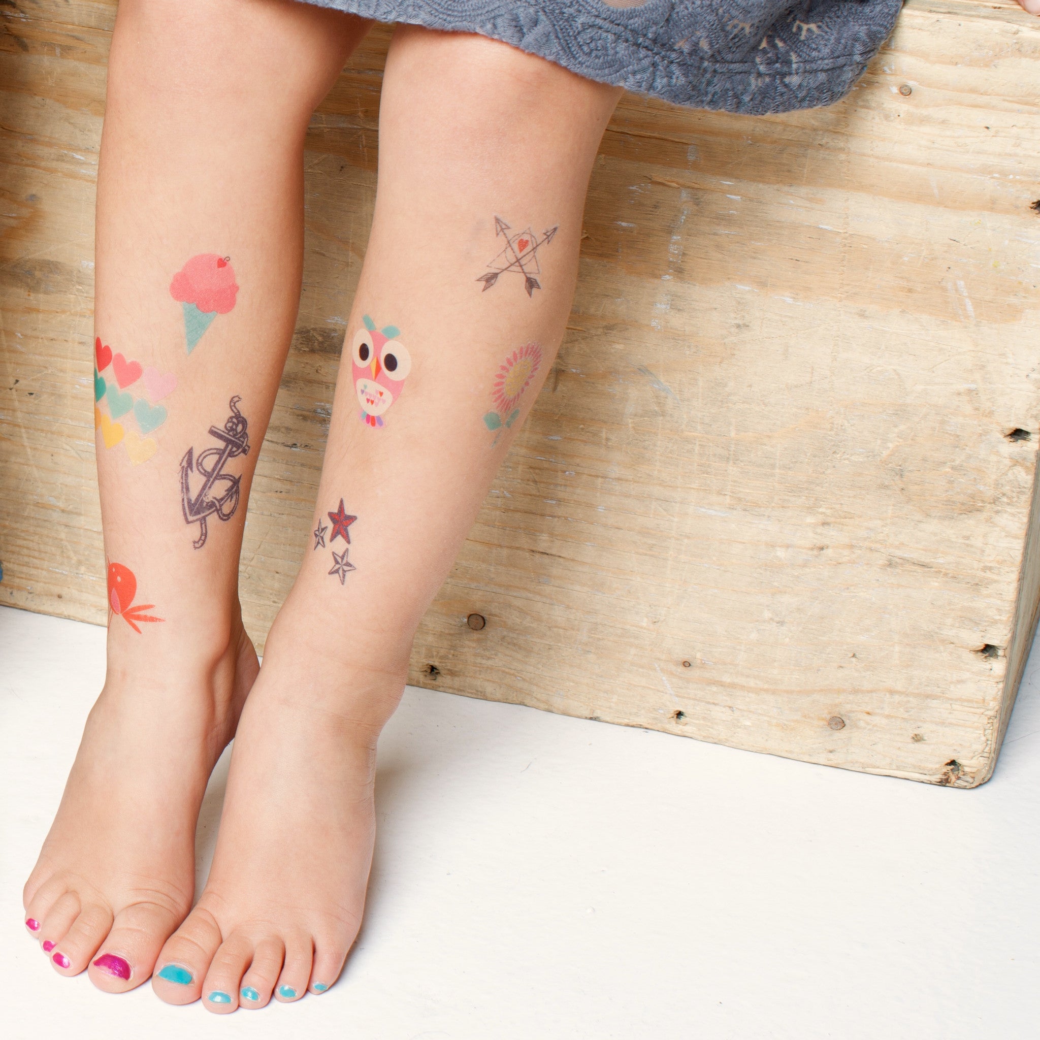 "Les doux à Lou" tatouages temporaires par Les Tatoués