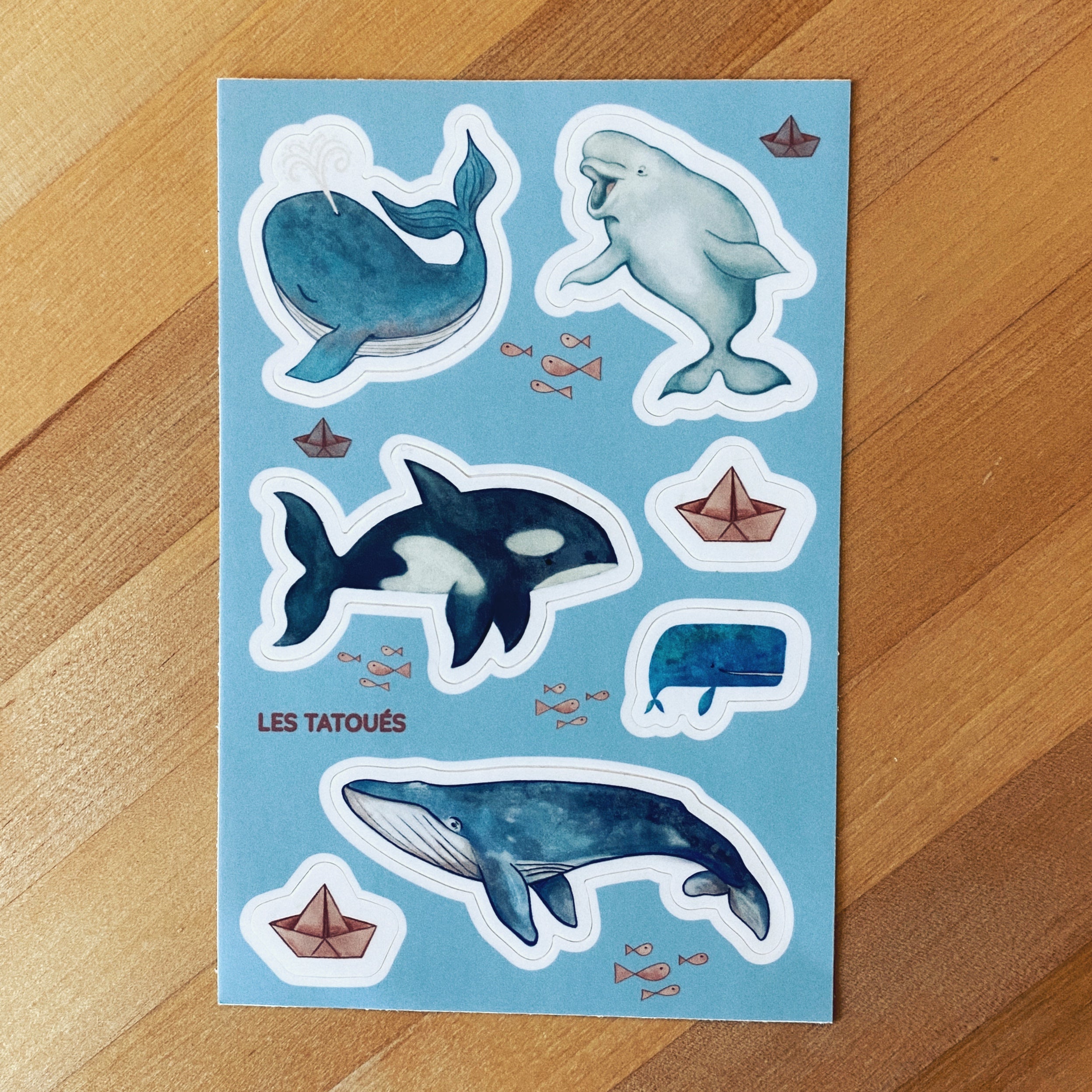 Whales Stickers